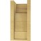 Ekena Millwork 6"W x 6"D x 12"H Wide New Brighton Rough Cedar Woodgrain TimberThane Corbel, Primed Tan CORUR06X06X12NEBRCPR - alternate 4